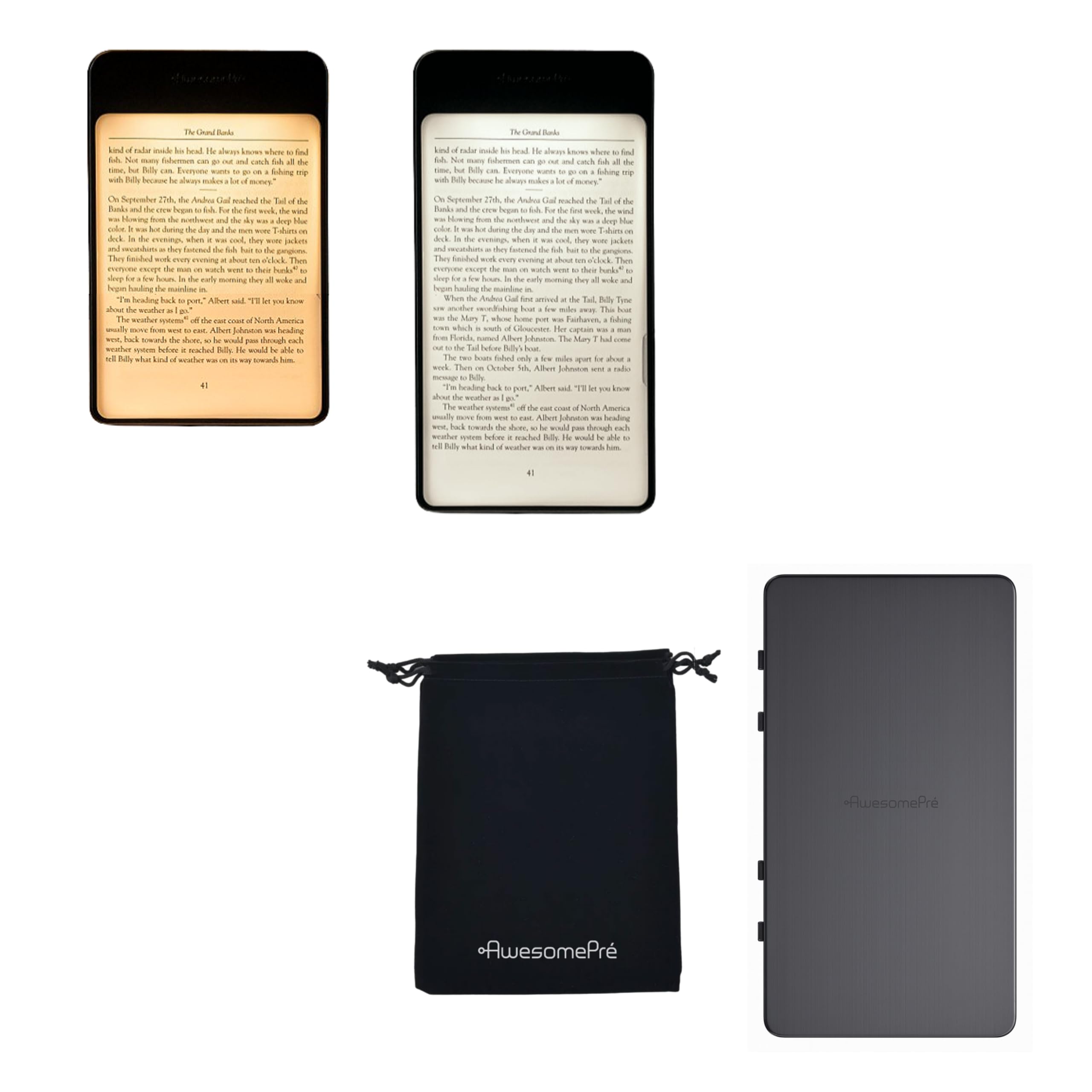 AwesomePré LITE EDITION PLUS 本 ブックライト Amazon.co.jp: AwesomePré PLUS ブックライト, LED読書ライト, USB充電